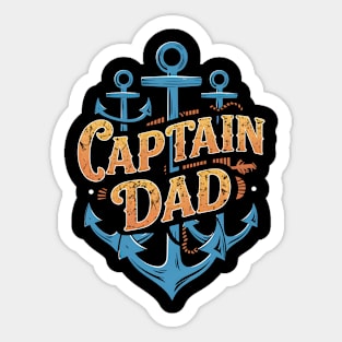 Captain Dad | Father's Day | Dad Lover gifts Sticker